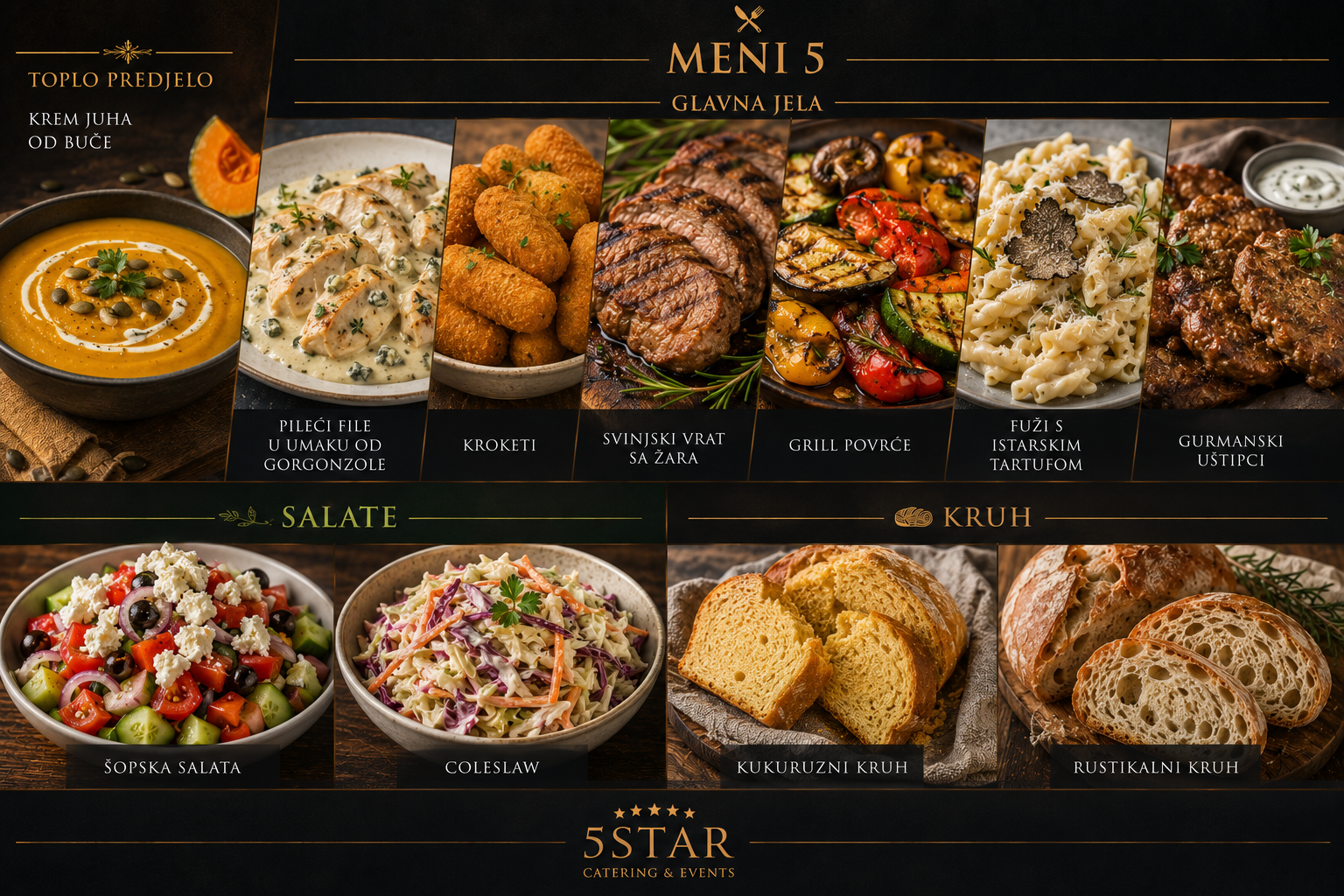 Meni 5 · Istarski grill meni